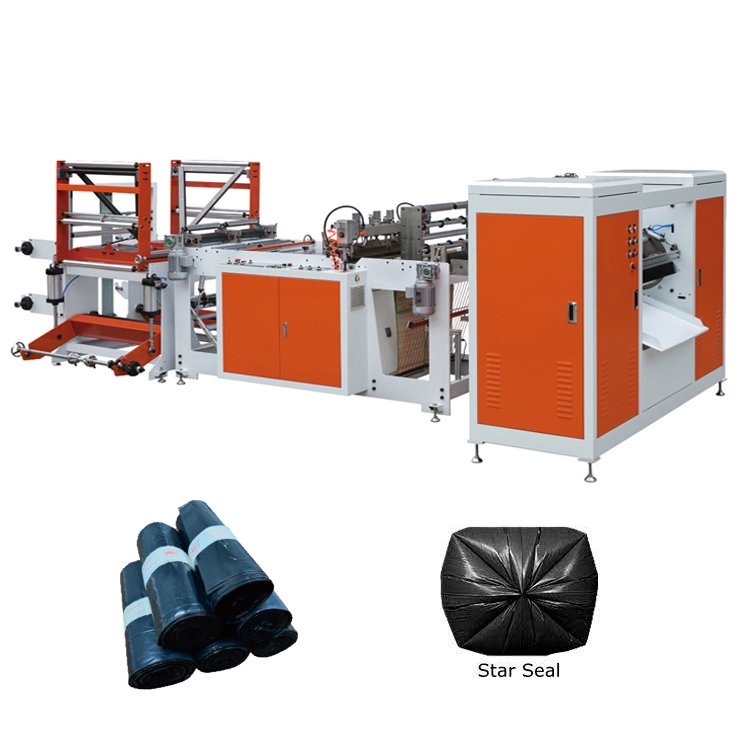 Automatic Popular Factory Price Plastic Garbage Bag and Table Cloth Making Perforated Bag on Roll Making Machine